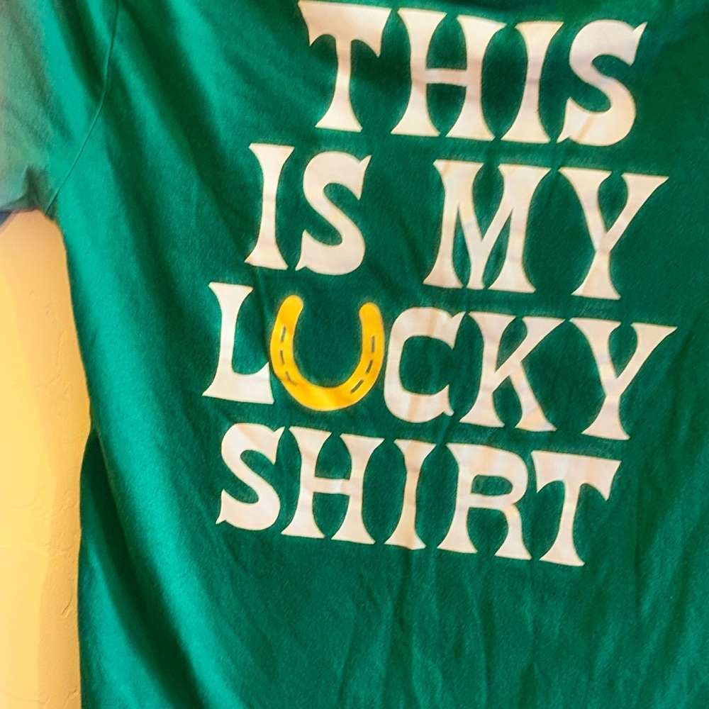 Gymboree green Graphic Tee - Lucky Shirt